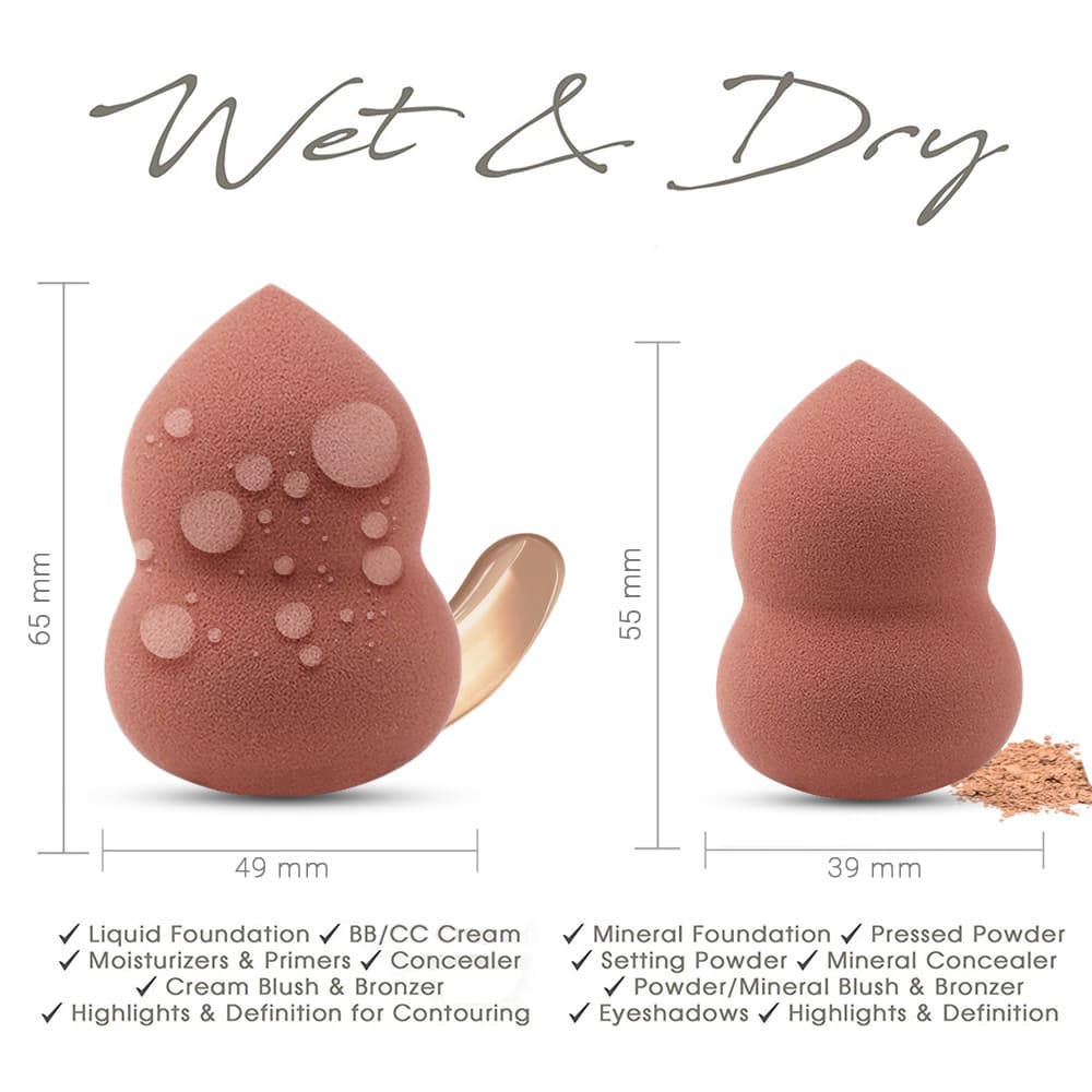 Allure Blender Sponge - Pear Brown-3