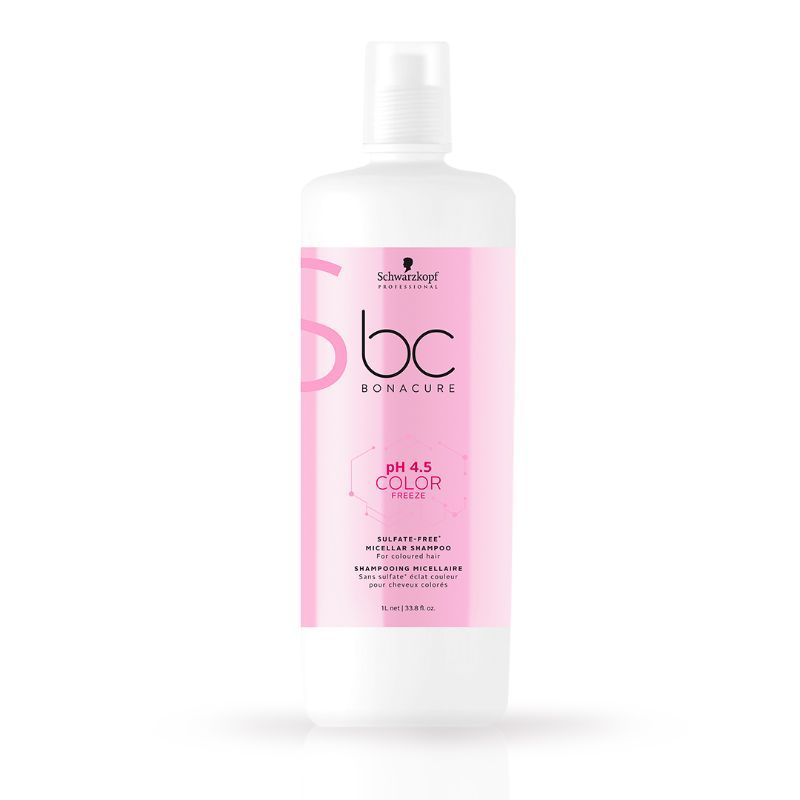 Schwarzkopf Professional Bonacure pH 4.5 Color Freeze Sulfate Free Micellar Shampoo 1000ml