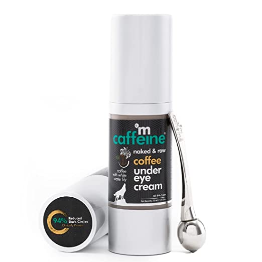 MCaffeine Coffee Under Eye Cream for Dark Circle & Puffiness Reduction with Vitamin E & Hyaluronic Acid 30 ML