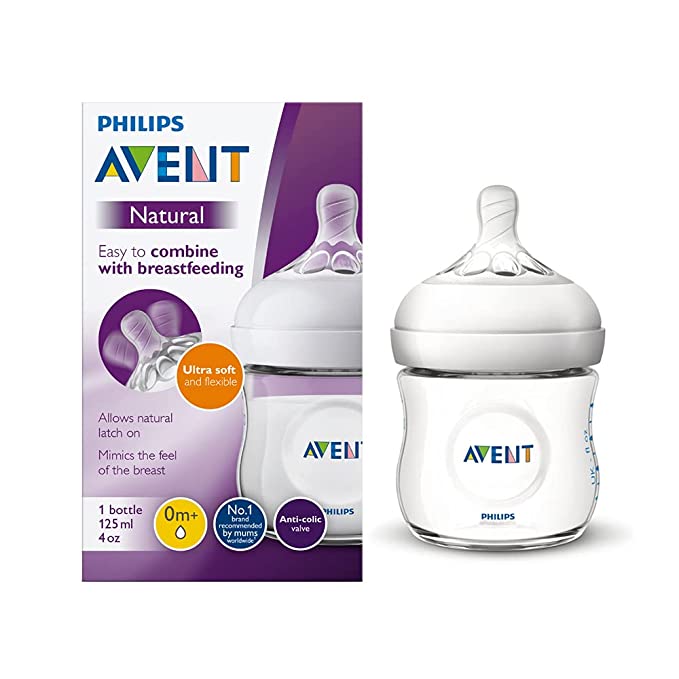 Philips Avent Natural 2.0 Bottle 125Ml Single India Scf030/10