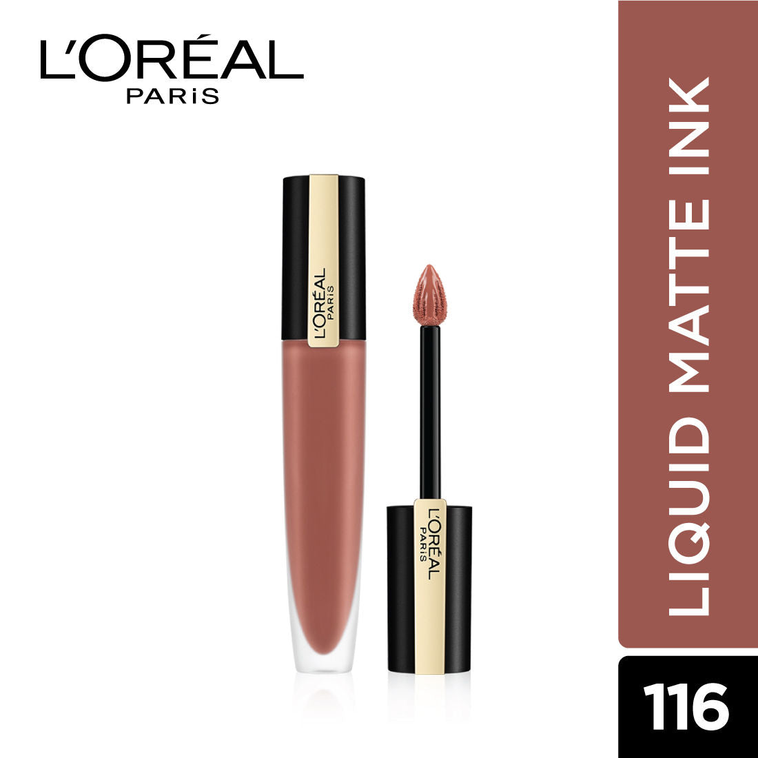 Loreal Paris Rouge Signature Matte Liquid Lipstick - 116 I Explore (7ml)