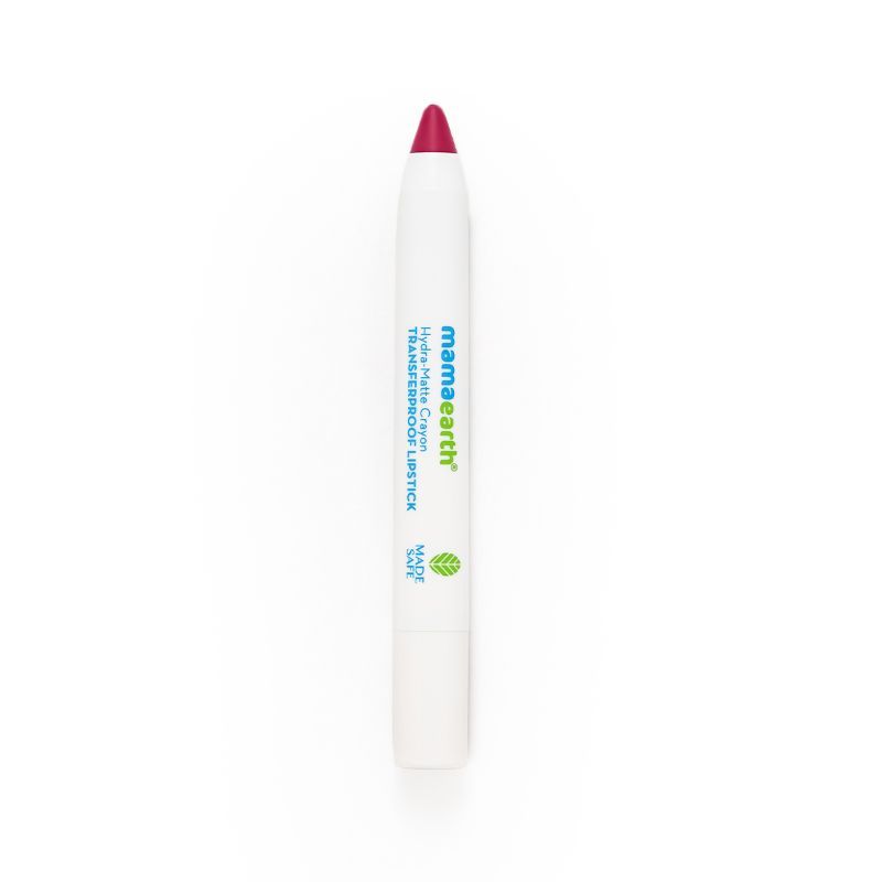 Mamaearth Hydra-matte Crayon Transferproof Lipstick With Argan Oil - Passionfruit Wine-3