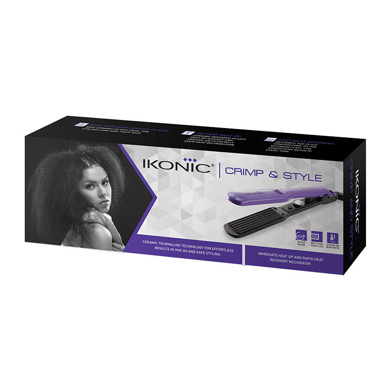 Ikonic Professional CRIMP & STYLE Crimper Purple