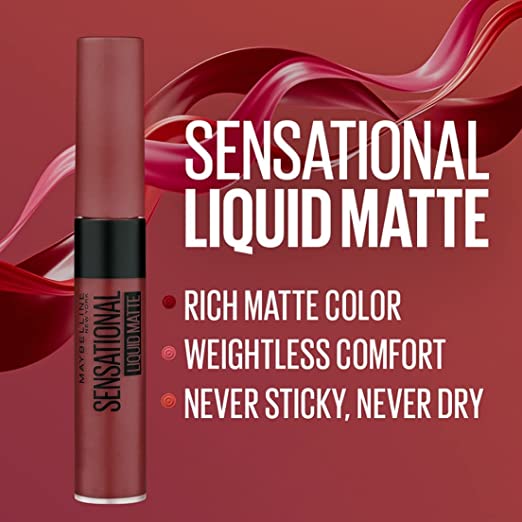 Maybelline New York Sensational Liquid Matte  Nude Nuance