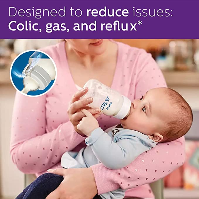 Philips Avent Anti Colic Bottle 260Ml (Twin Pack) White-2