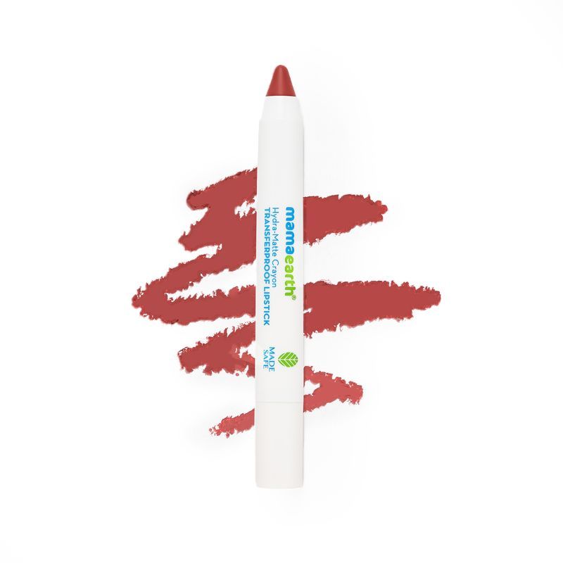 Mamaearth Hydra-matte Crayon Transferproof Lipstick With Argan Oil - Macaroon Pink