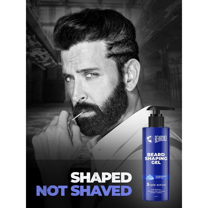 Beardo Beard Shaping Transparent Shave Gel (200ml)