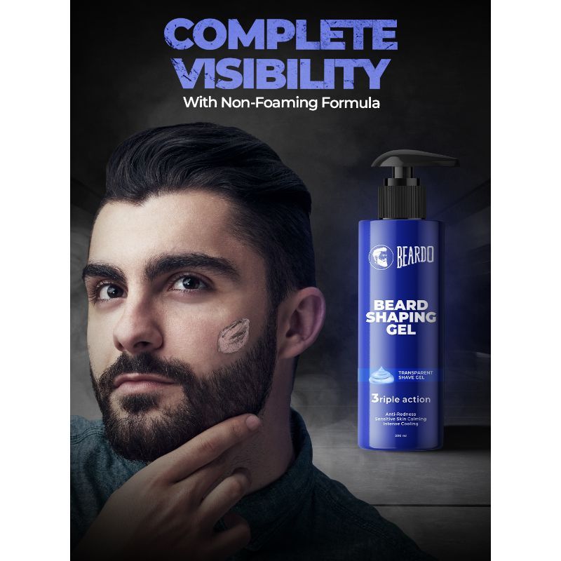 Beardo Beard Shaping Transparent Shave Gel (200ml)