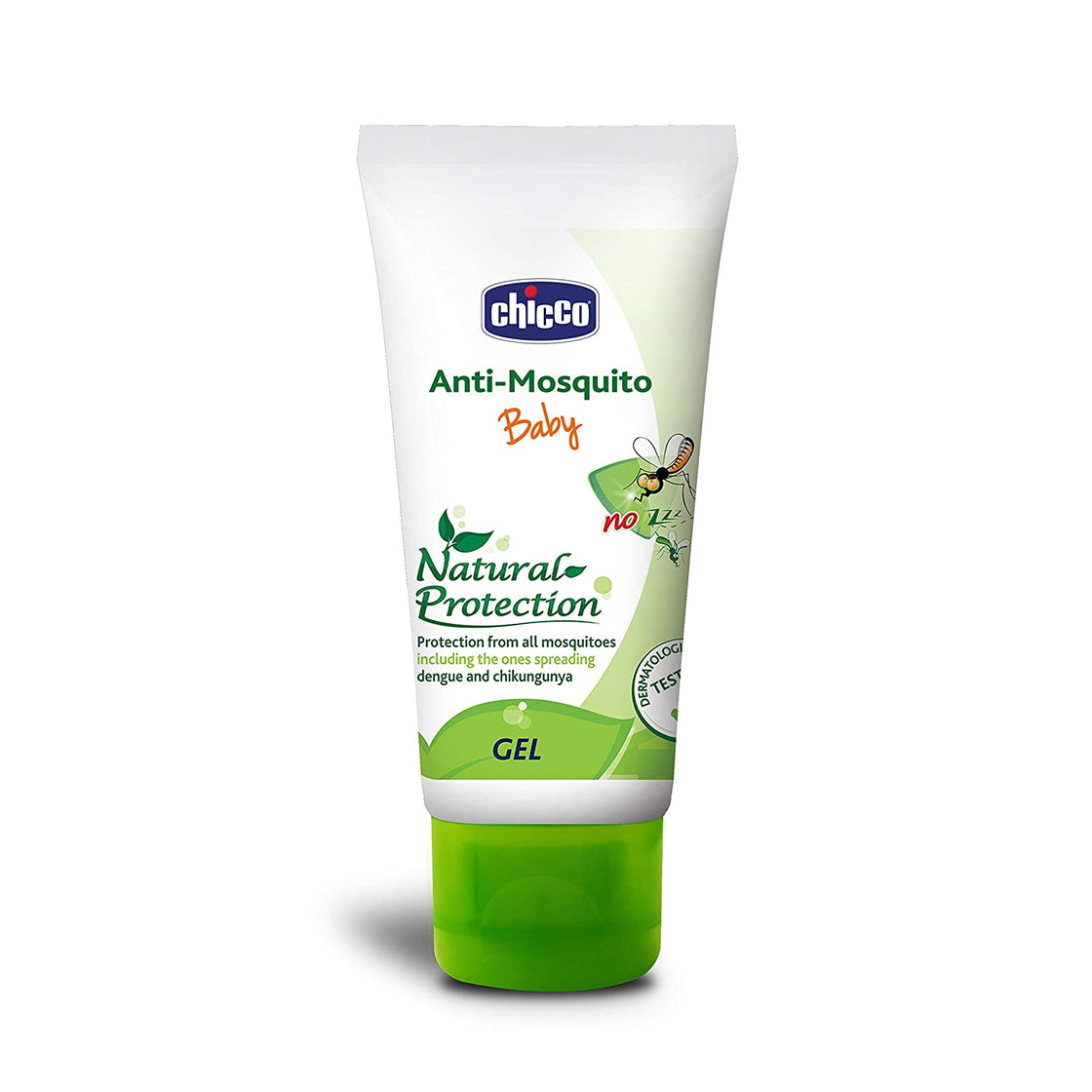 Chicco Anti-Mosquito Gel for Babies, Protects Against Dengue, Malaria and Chikungunya, DEET Free, Dermatologically Tested (100ml)