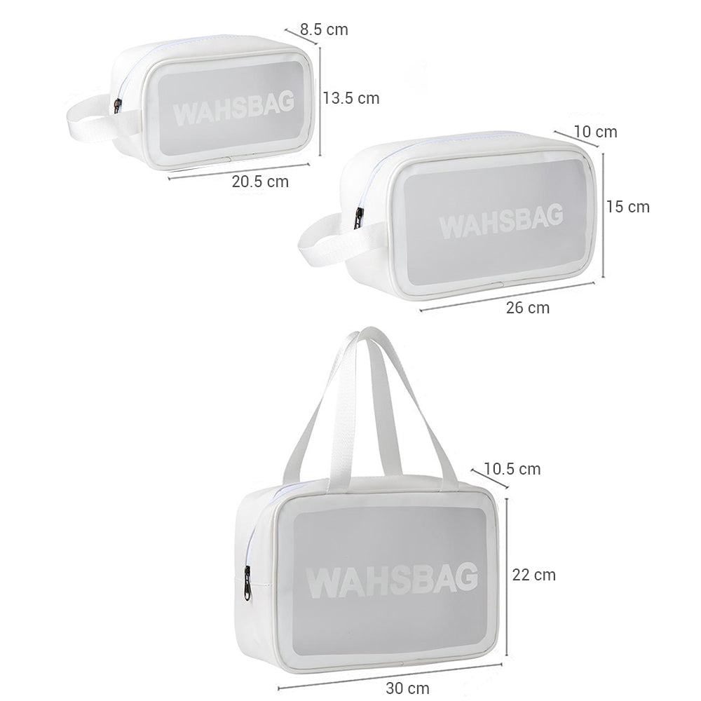 Allure Washable Storage Bag - White-2