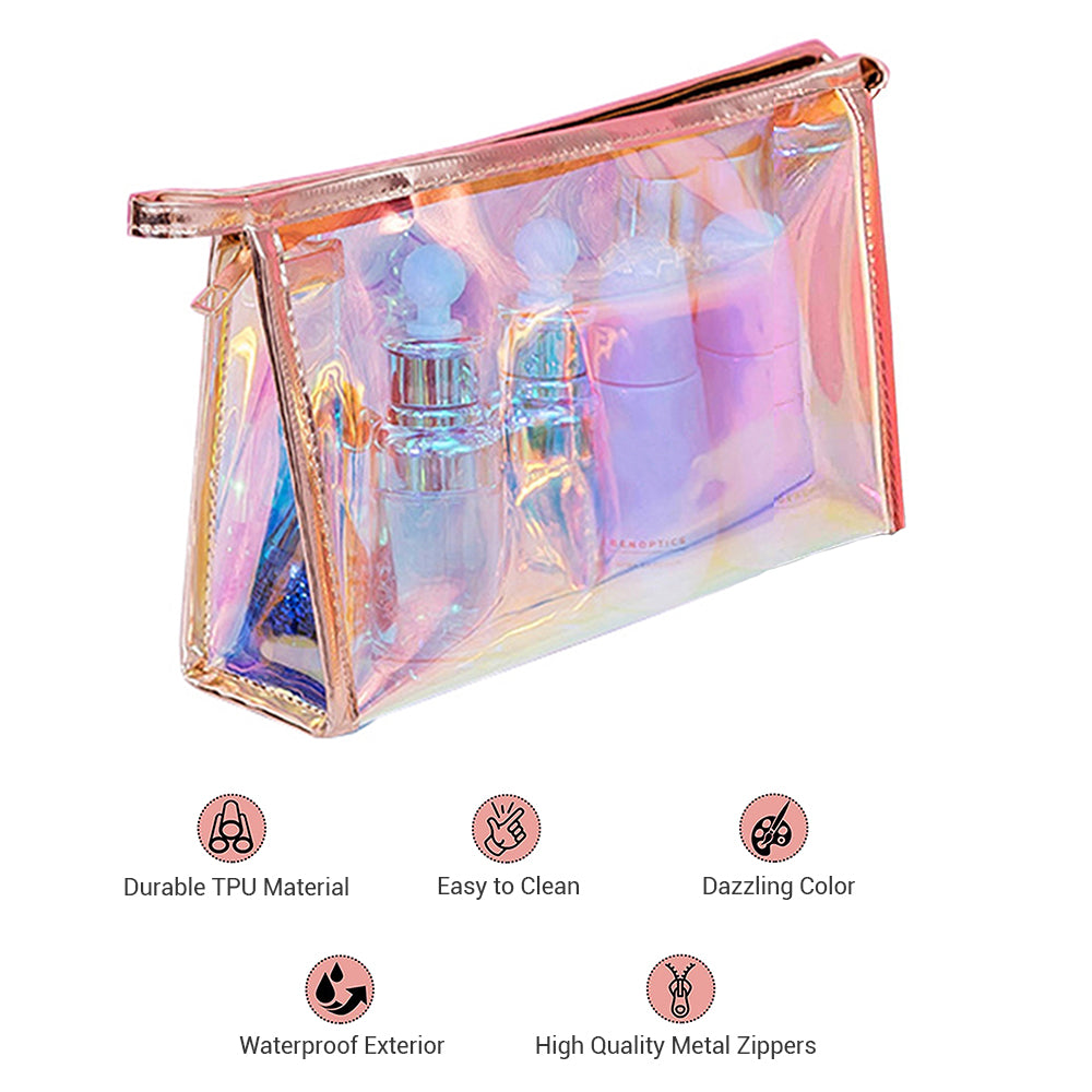Allure Holographic Cosmetic Pouch - 23175-4