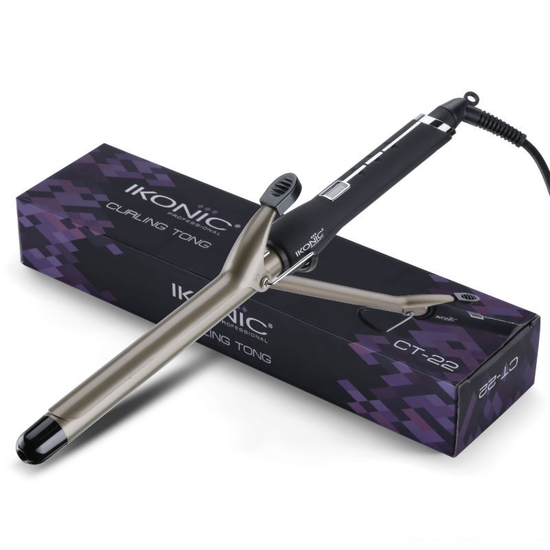 Ikonic Professional CT22 Curling Tong - Black