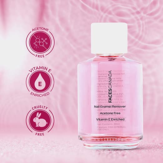 Faces Canada Nail Enamel Remover Transparent 01 | 30 Ml-4