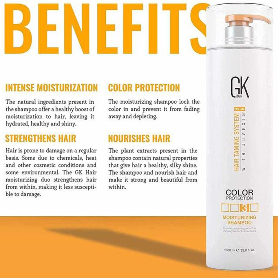 Gk Hair Moisturizing Shampoo Color Protection 1000 Ml-3