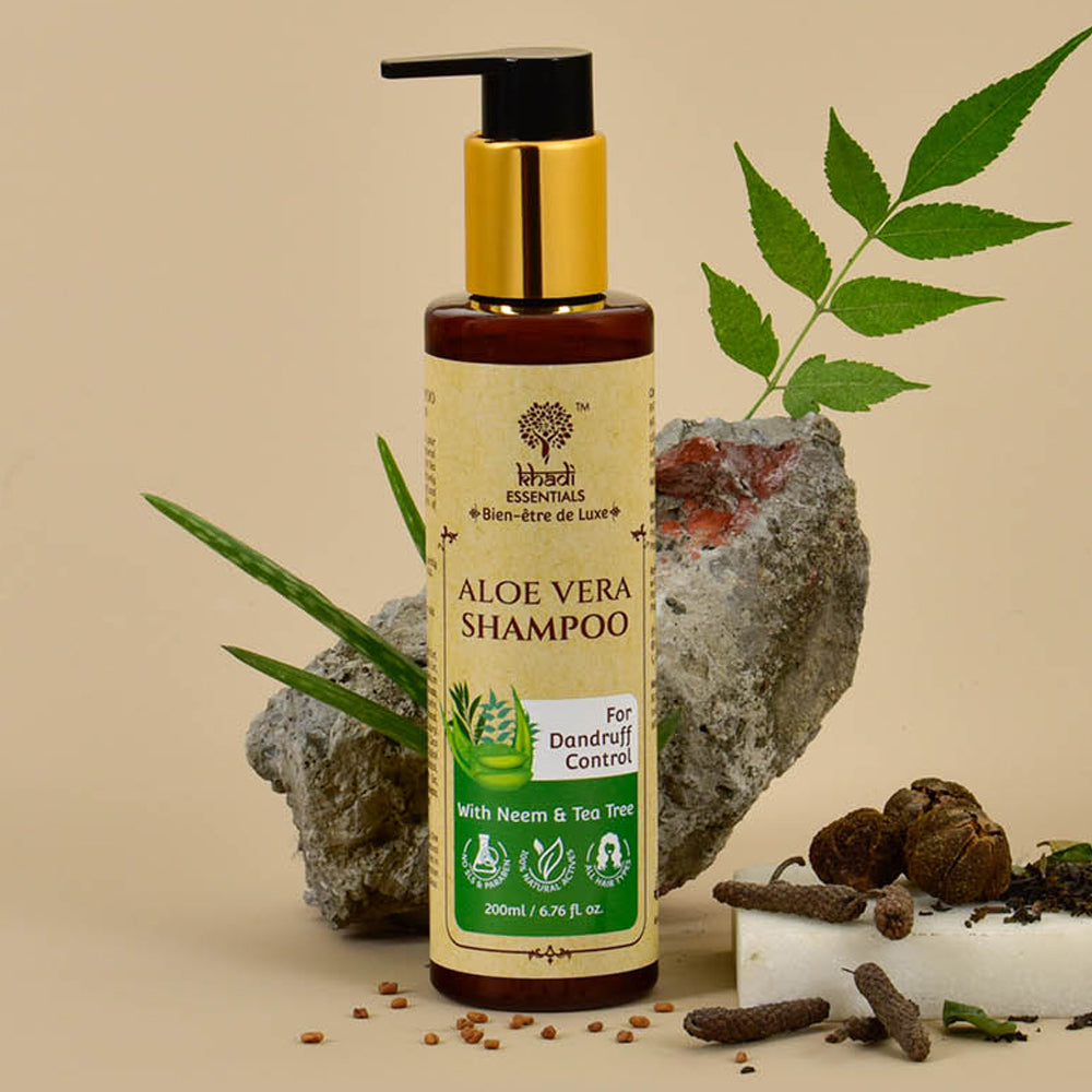 Khadi Essentials Aloe, Neem & Tea Tree Shampoo