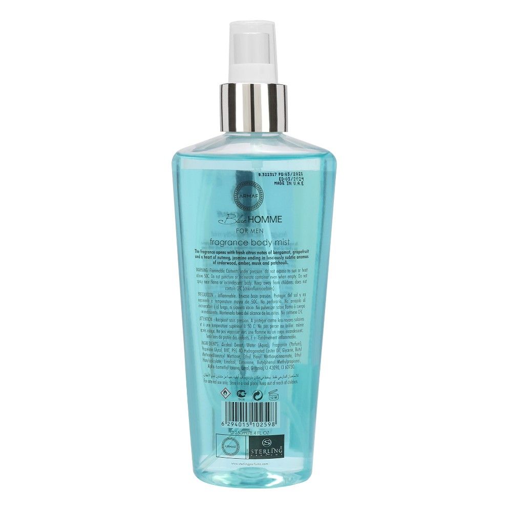 Armaf Blue Homme Fragrance Body Spray (250Ml)-2