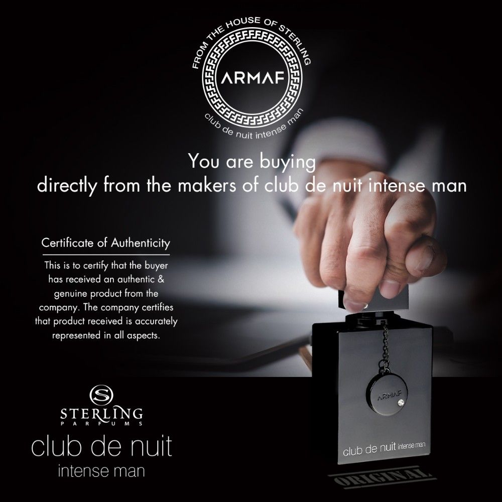 Armaf Club De Nuit Intense Eau De Toilette For Men (105Ml)-4