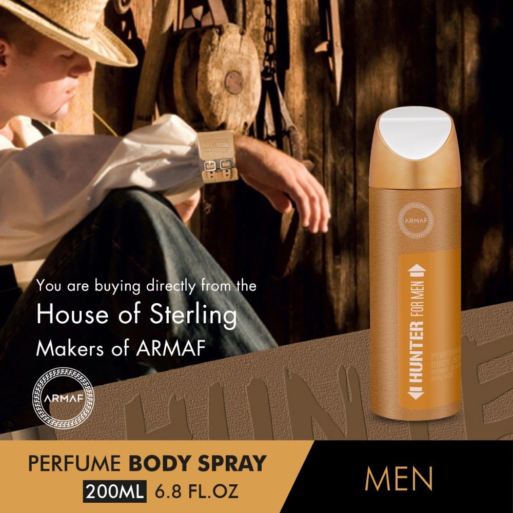 Armaf Hunter For Men Body Spray (200Ml)-4