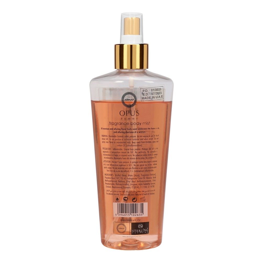 Armaf Opus Femme Fragrance Body Spray (250Ml)-2