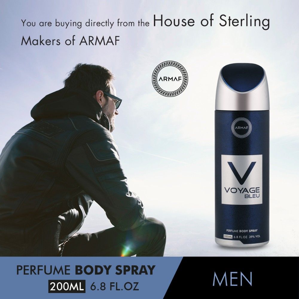 Armaf Voyage Bleu Body Spray For Men (200Ml)-4