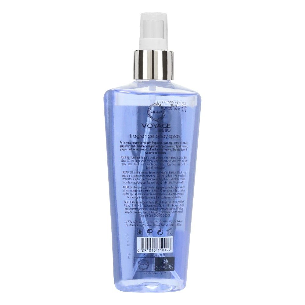 Armaf Voyage Bleu Fragrance Body Spray For Men (250Ml)-2