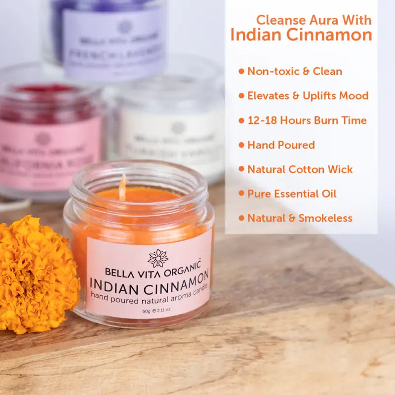 Bella Vita Aroma Scented Candles - Set Of 4 (60Gm Each)-3