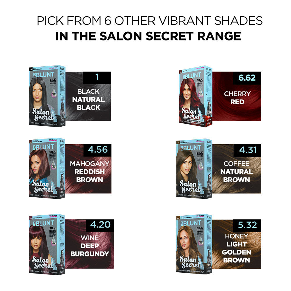 Bblunt Salon Secret High Shine Creme Hair Colour Chocolate Dark Brown 3 - Pack Of 2-6