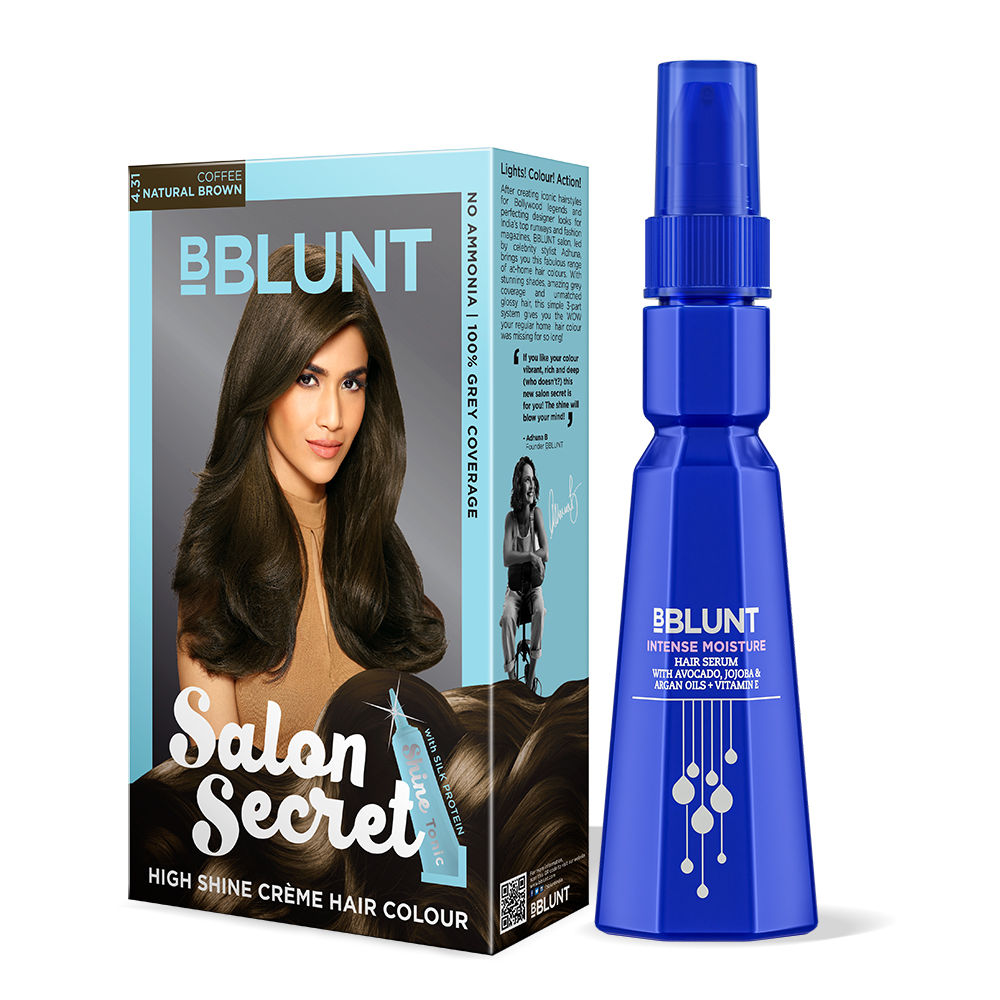 Buy BBLUNT Hair Serum & Salon Secret Black Natural Black Online in India at  Best Price - Allure Cosmetics
