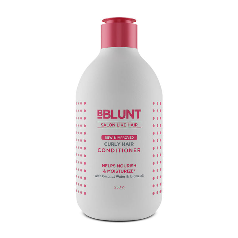 Bblunt Curly Hair Conditioner With Coconut Water & Jojoba Oil (250 G)
