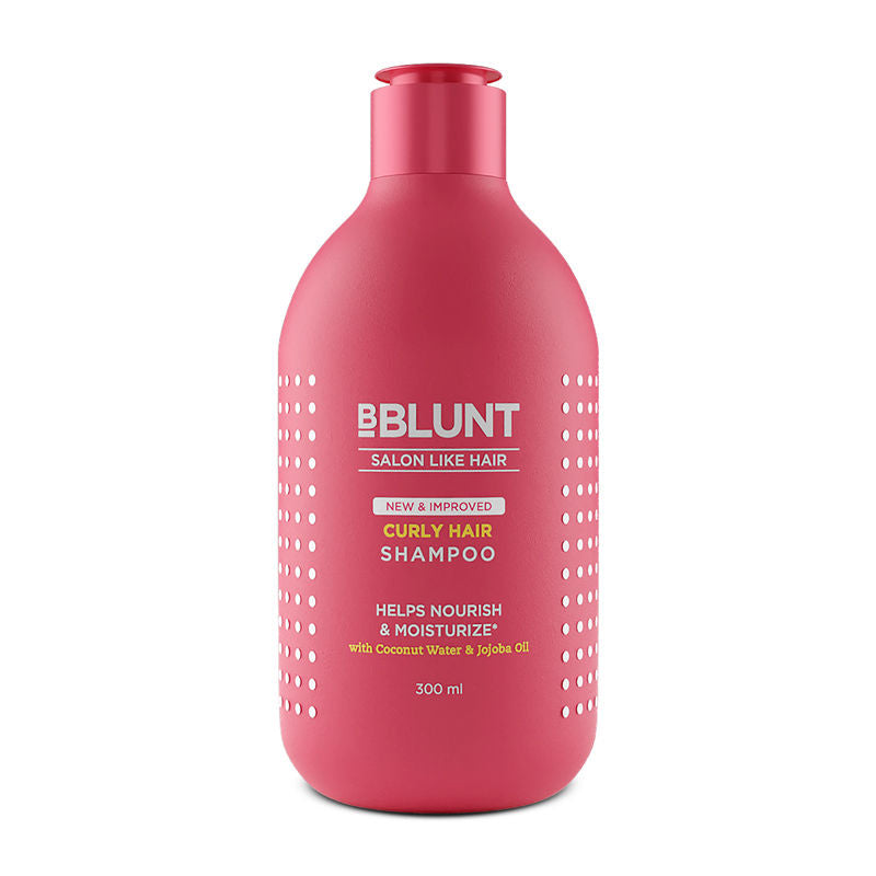 Bblunt Curly Hair Shampoo With Coconut Water & Jojoba Oil (300Ml)