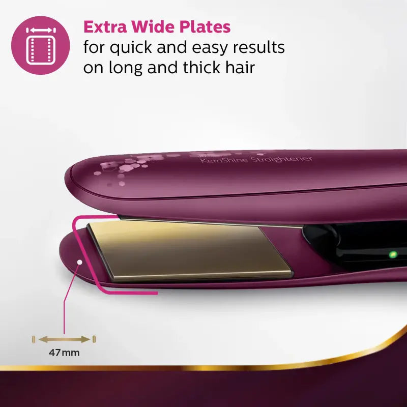 Philips Advanced Kerashine Straightener (Bhs378)-4