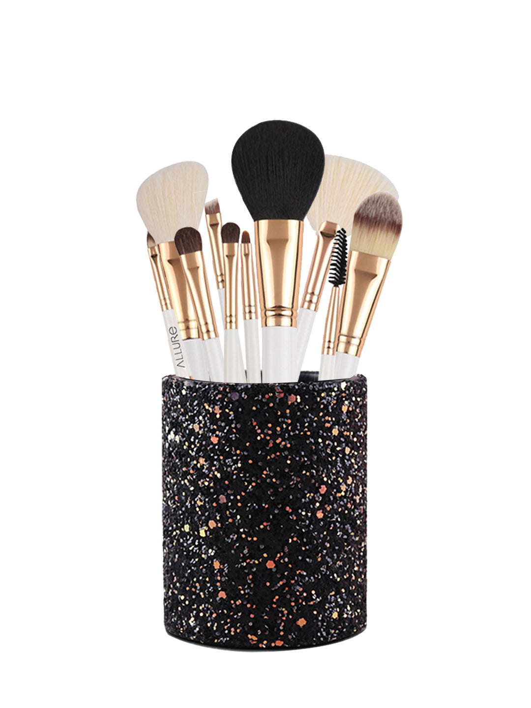 Gift Set Contains 10 Pc Makeup Brush Set & Other Essential Makeup Tools-4