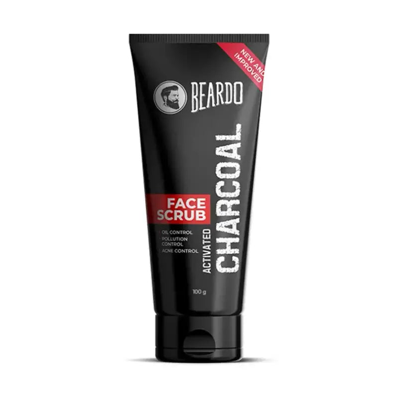 Beardo Activated Charcoal Face Scrub (100G)