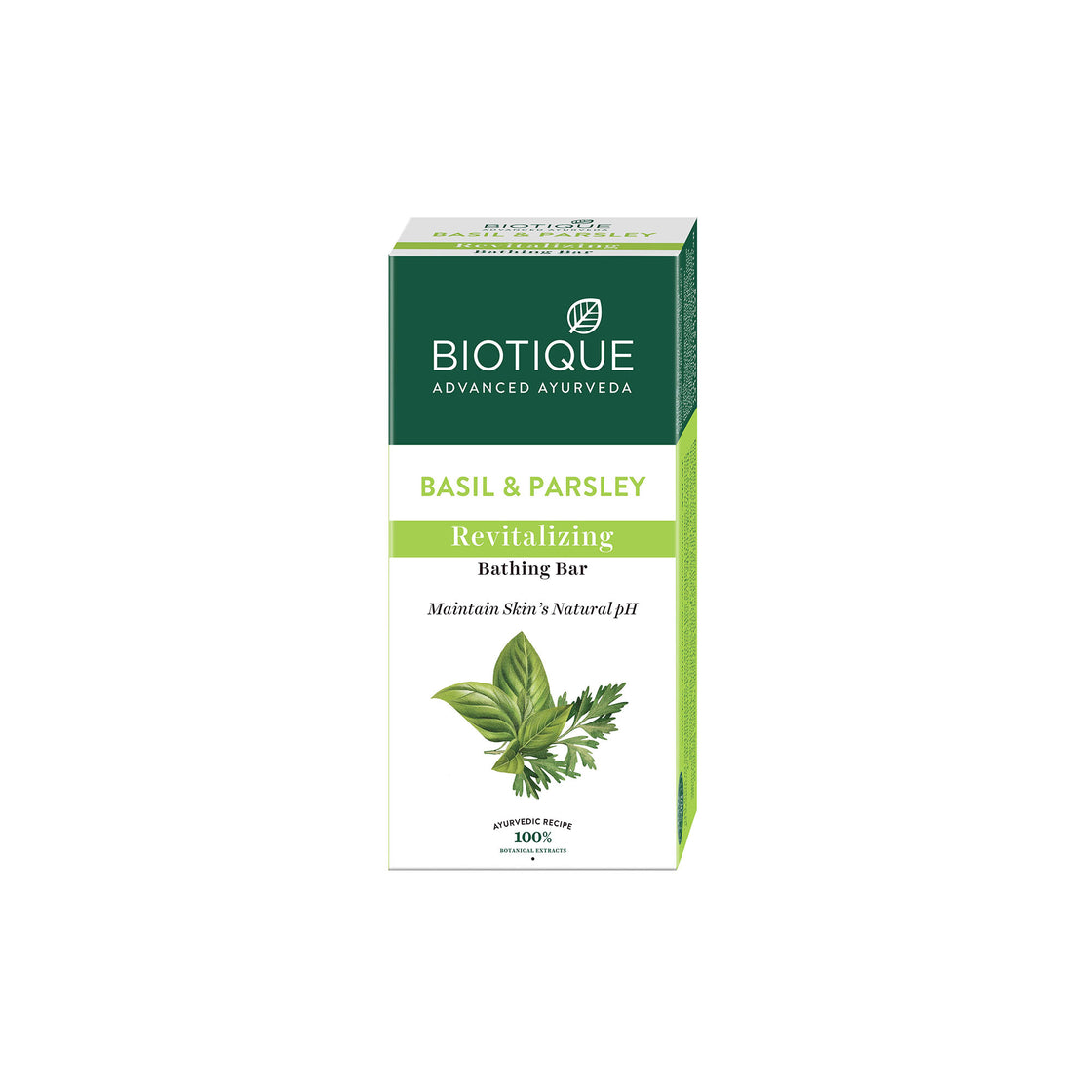 Biotique Bio Basil And Parsley Revitalizing Bathing Bar (150Gm)-2