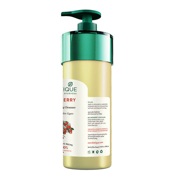 Biotique Bio Berberry Hydrating Cleanser For All Skin Types (800Ml)-4