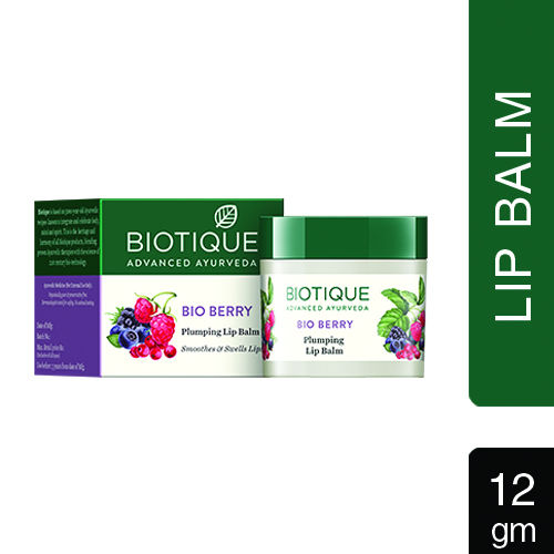 Biotique Bio Berry Plumping Lip Balm Smoothes & Swells Lips (12Gm)