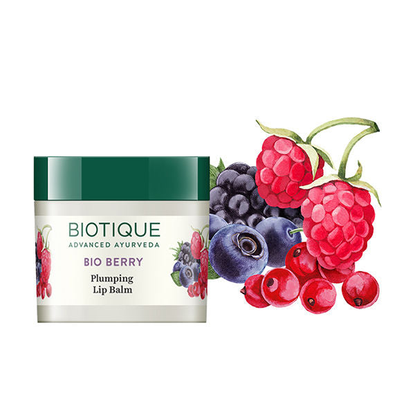 Biotique Bio Berry Plumping Lip Balm Smoothes & Swells Lips (12Gm)-2