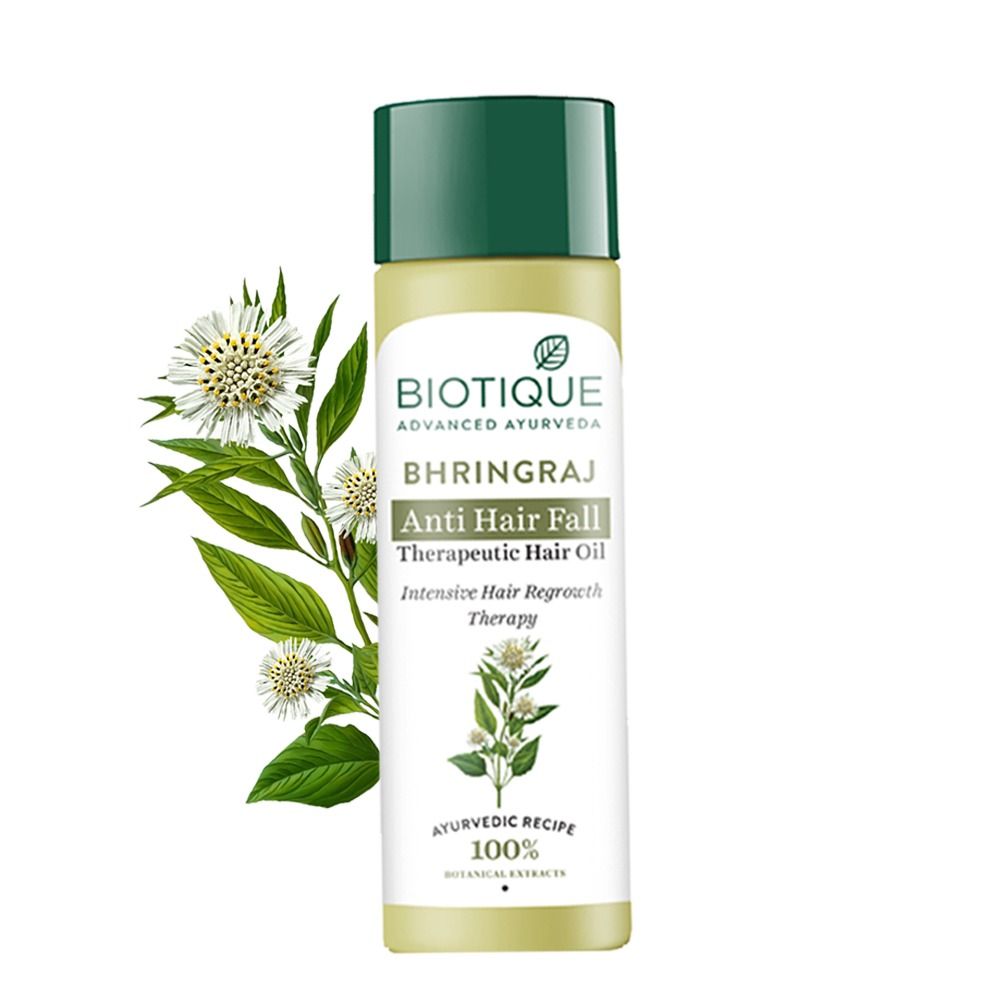 Biotique Bio Bhringraj Therapeutic Oil For Falling Hair (120Ml)