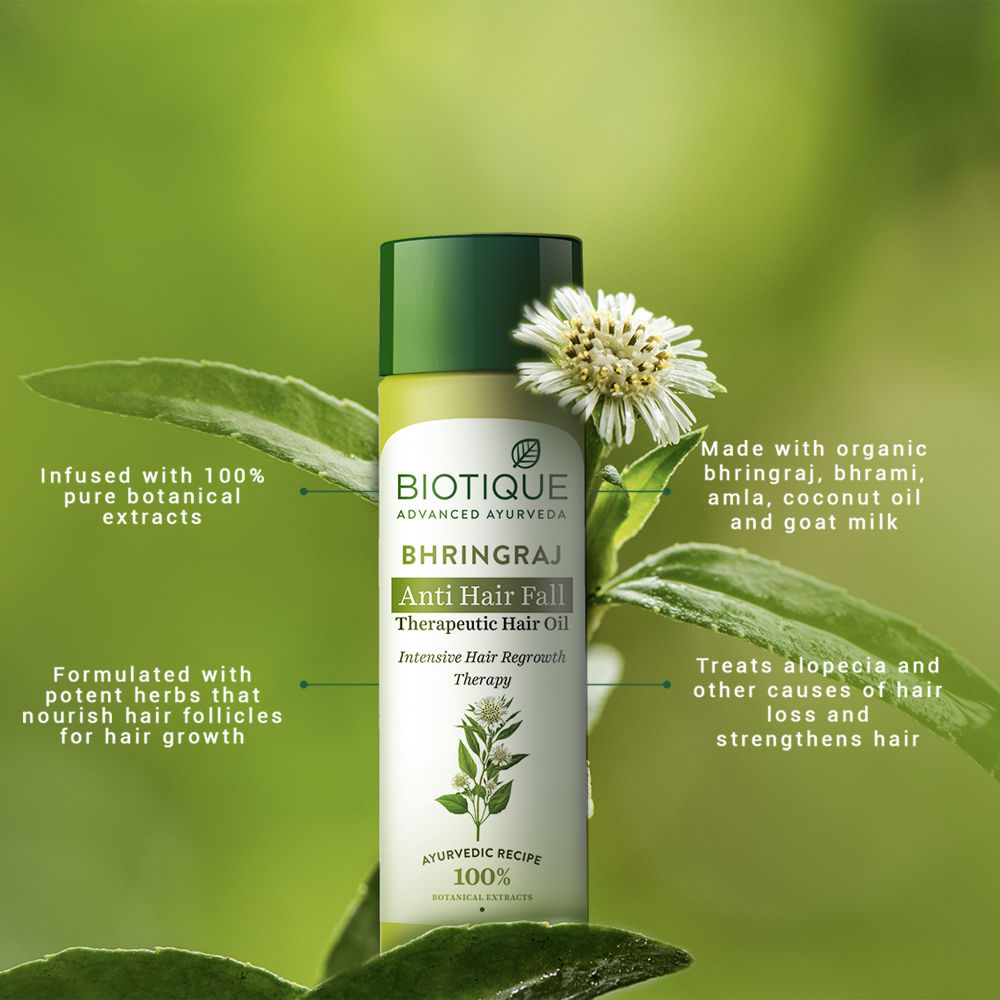 Biotique Bio Bhringraj Therapeutic Oil For Falling Hair (120Ml)-2
