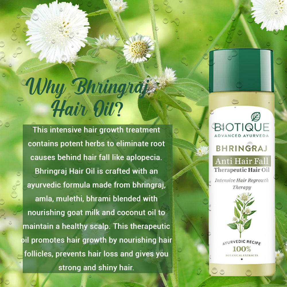 Biotique Bio Bhringraj Therapeutic Oil For Falling Hair (120Ml)-6