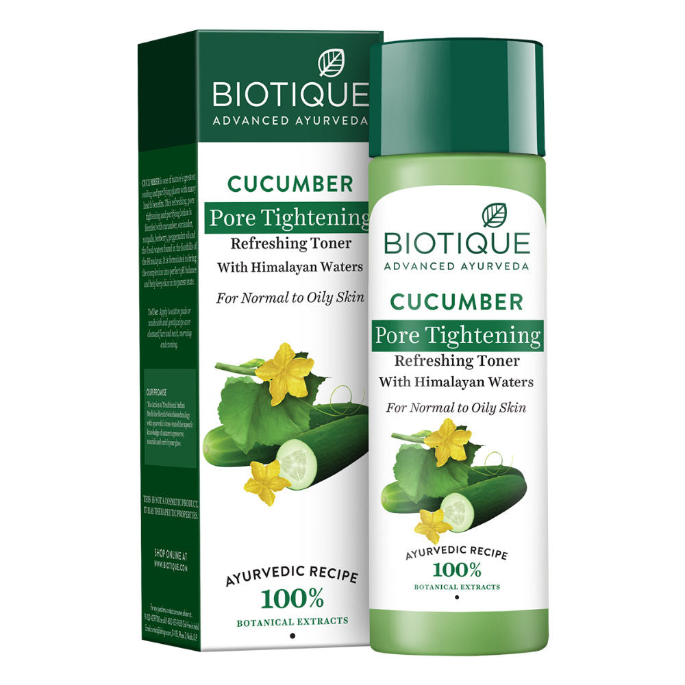 Biotique Bio Cucumber Pore Tightening Toner With Himalayan Waters (120Ml)-2