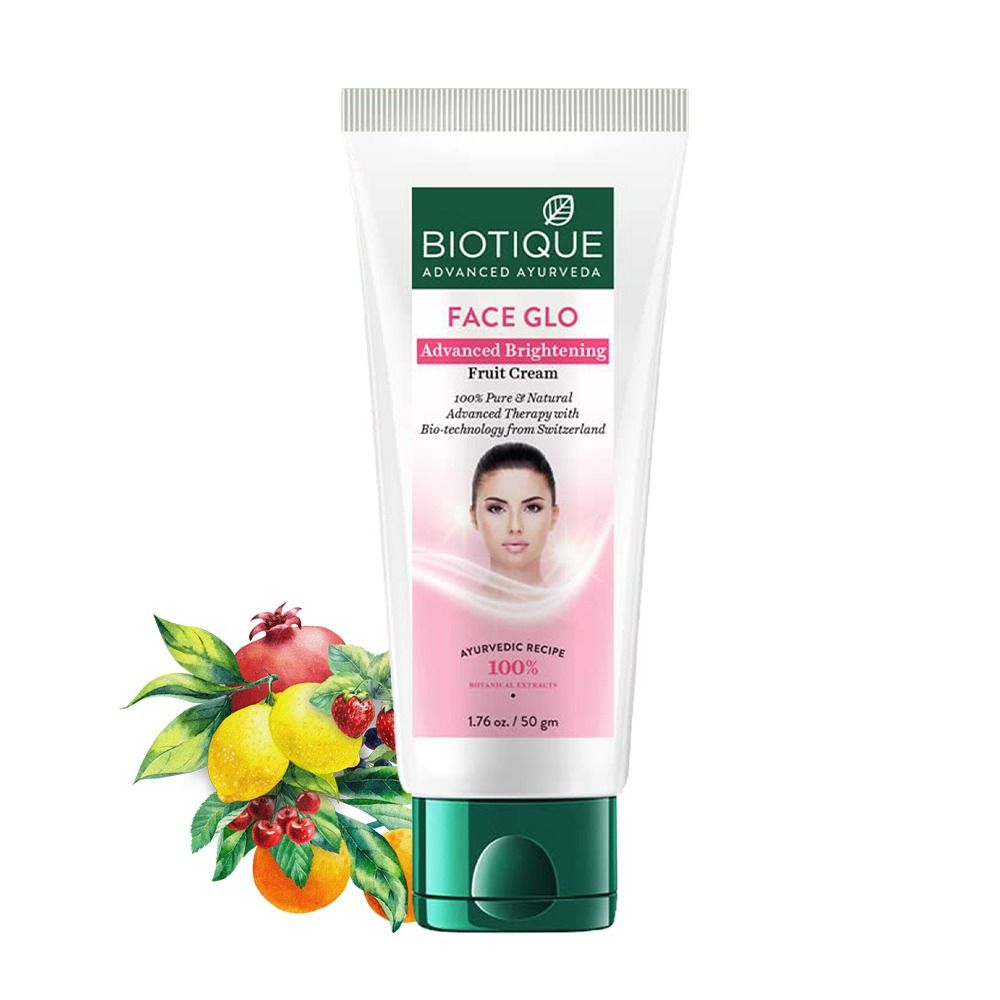 Biotique Bio Face Glow Advanced Brightning Fruit Cream (50Gm)-2