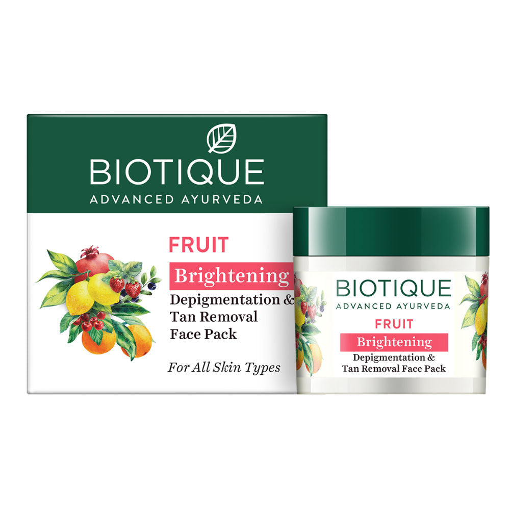 Biotique Bio Fruit Brightening- Depigmentation & Tan Removal Face Pack (75Gm)-2