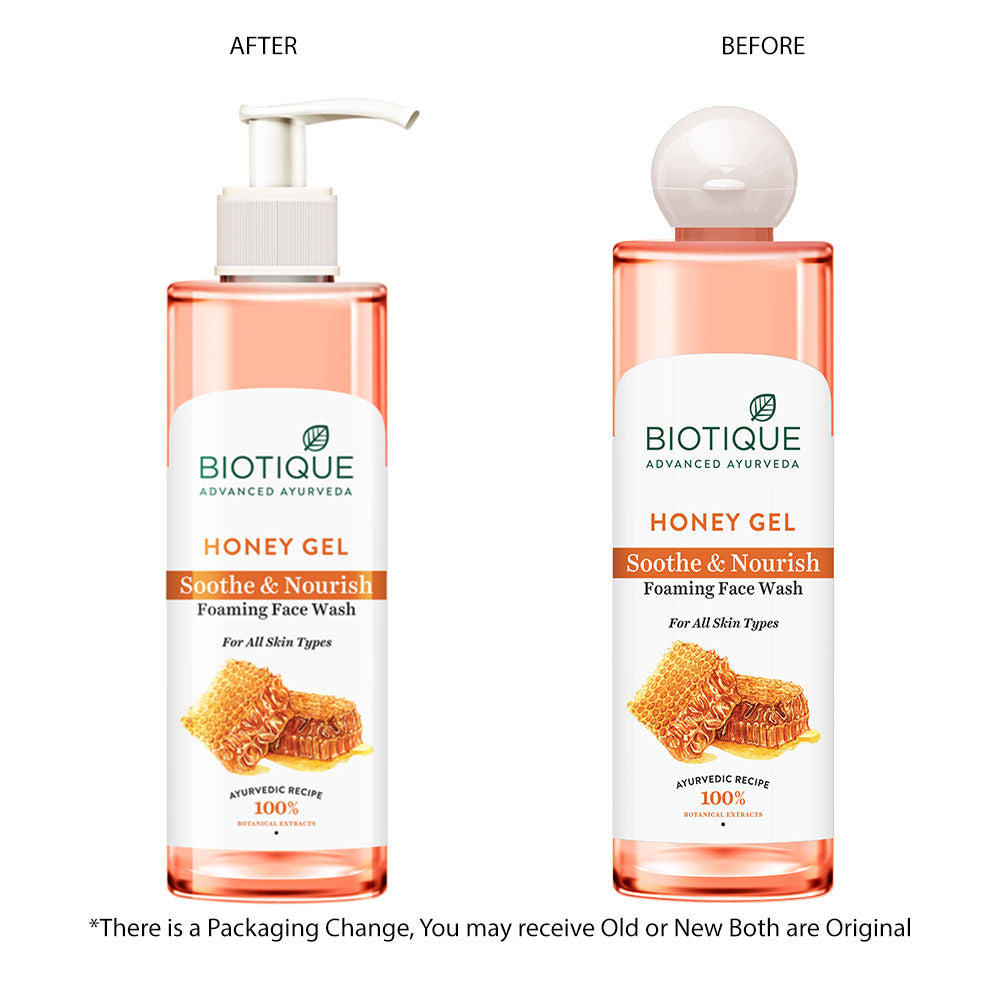 Biotique Bio Honey Gel Refreshing Foaming Face Wash (200Ml)-2