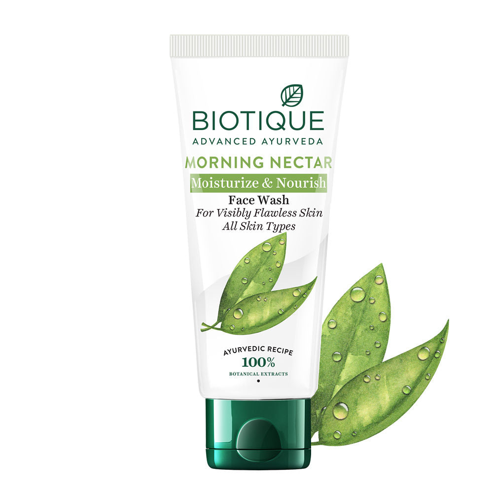 Biotique Bio Morning Nectar Moisturize & Nourish Visibly Flawless Face Wash(All Skin Types) (50Ml)