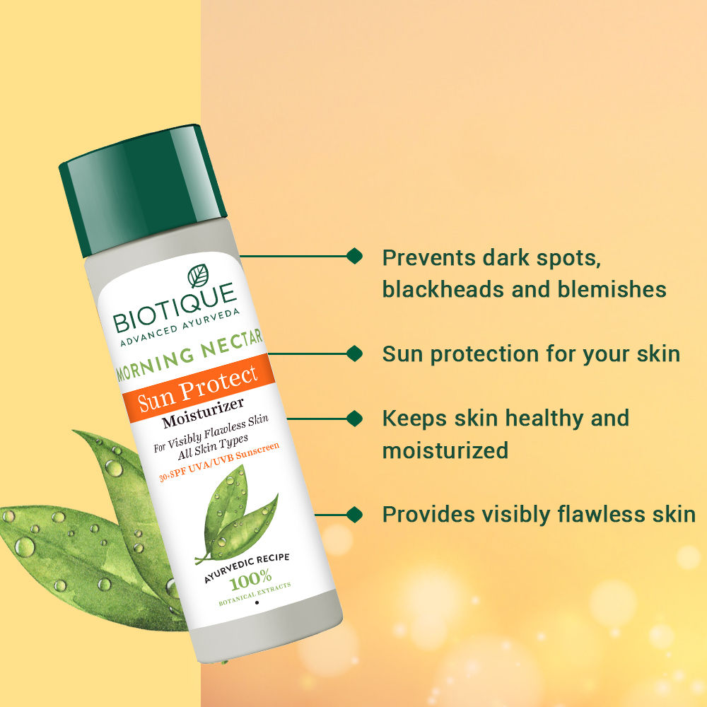 Biotique Bio Morning Nectar Visibly Flawless Sun Protector Spf 30+ (120Ml)-4