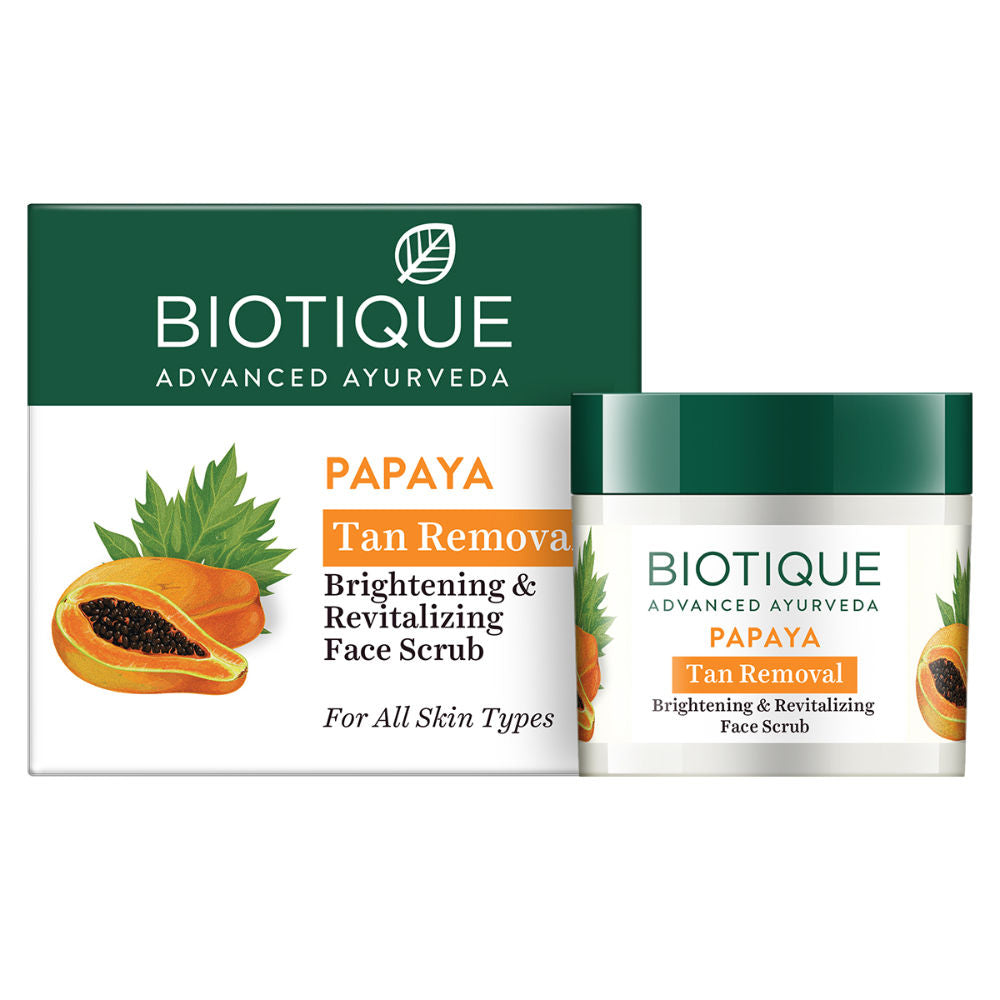 Biotique Bio Papaya Revitalizing Tan Removal Scrub (75Gm)-4