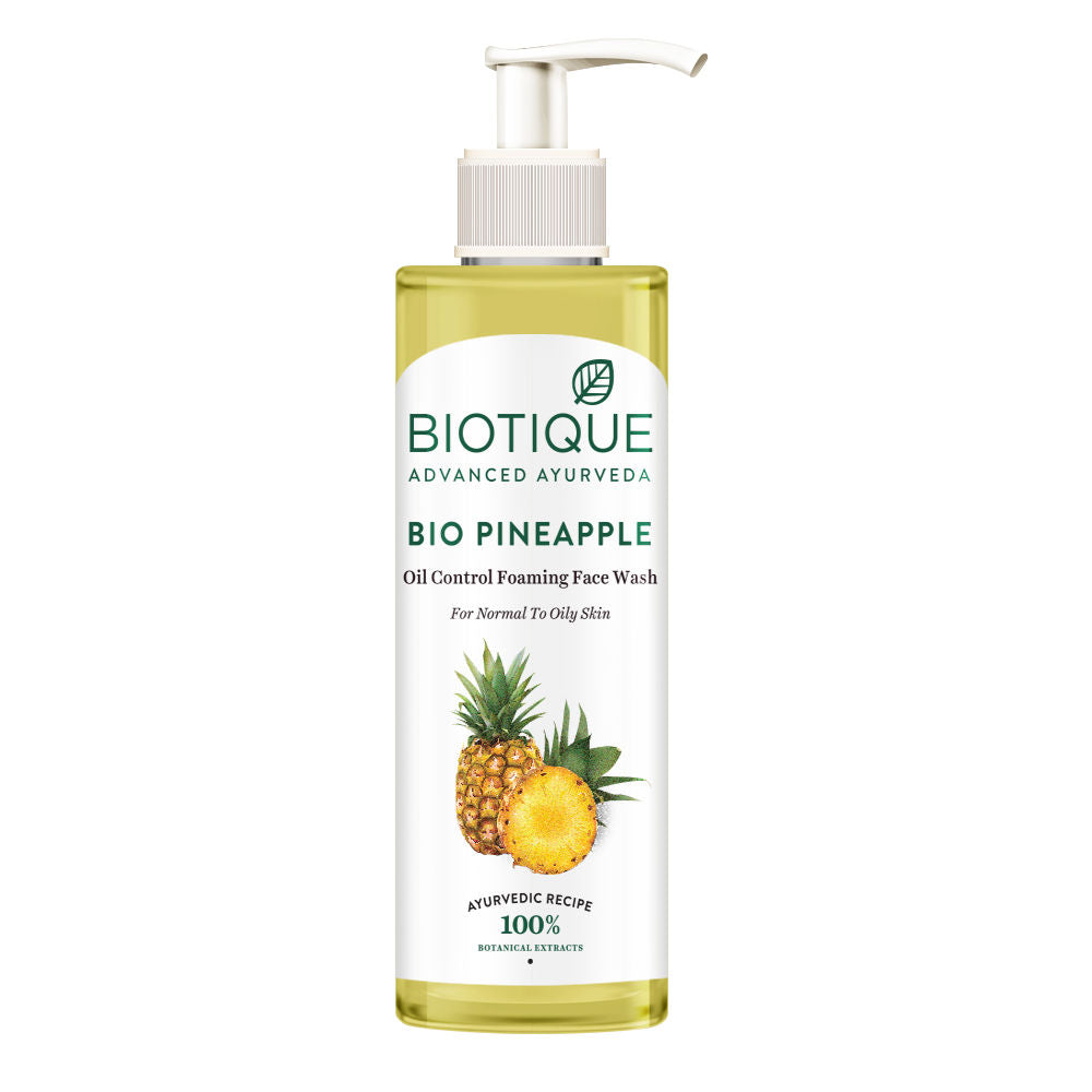 Biotique Bio Pineapple Oil Control Foaming Face Wash (200Ml)