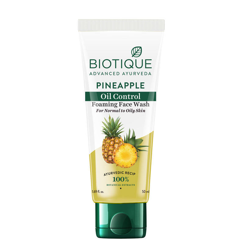 Biotique Bio Pineapple Oil Control Foaming Face Wash (50Ml)-2