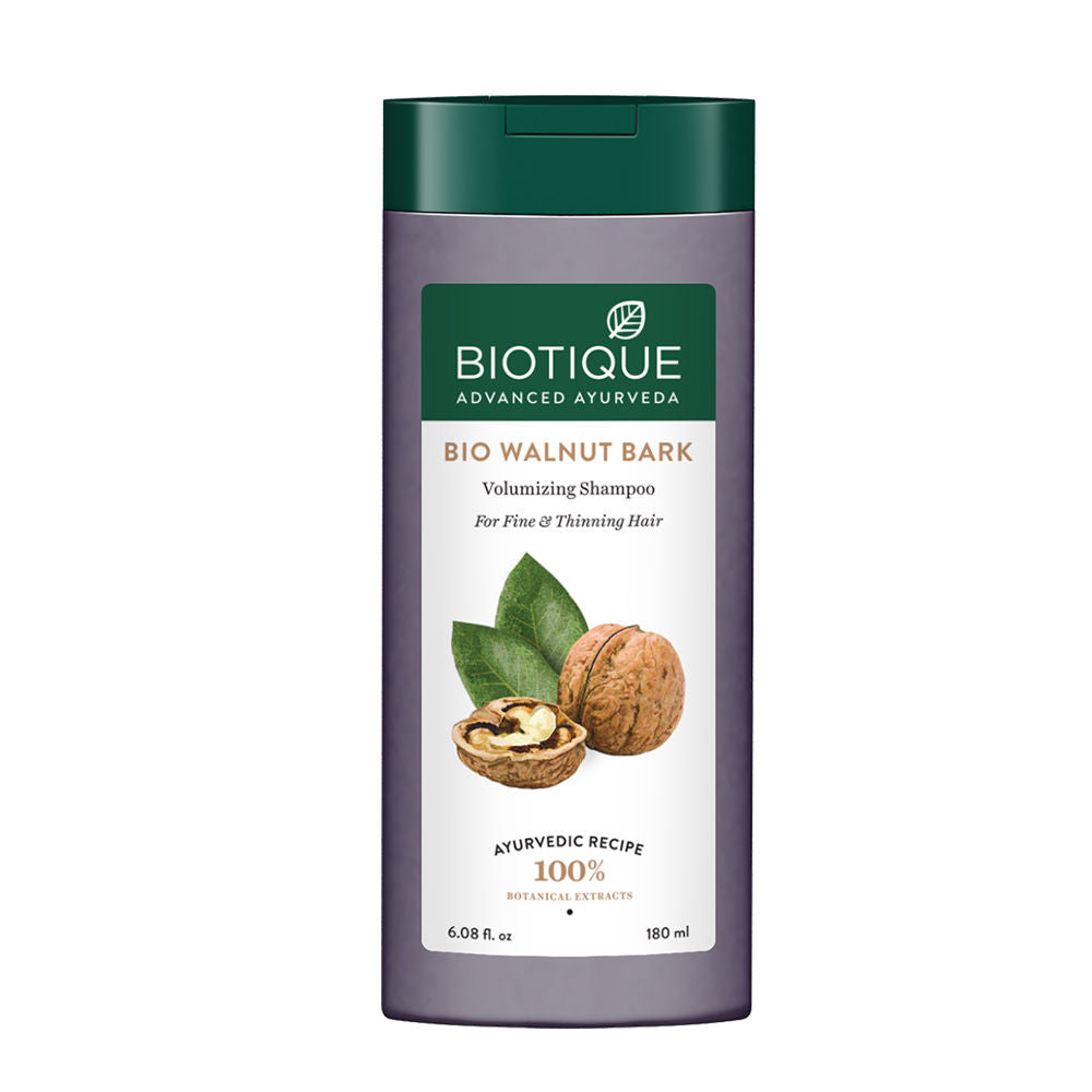 Biotique Bio Walnut Bark Volumizing Shampoo For Fine & Thinning Hair (180Ml)